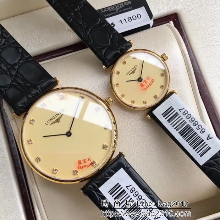 LONGINES浪琴 經典嘉嵐系列 情侶對表 WSS1227